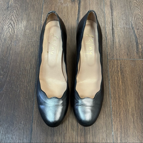 French sole FS/NY metallic gray wave heel - Picture 2 of 4